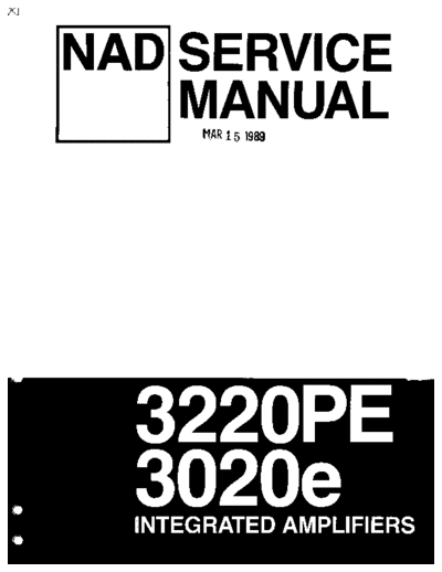 3220PE & 3020E