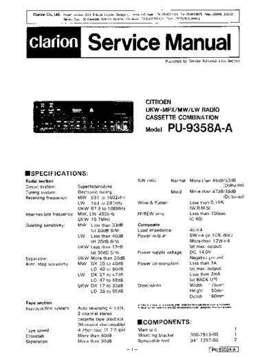CLARION_Citroen_PU9358A-A