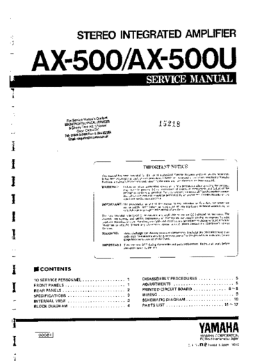 AX-500 & 500U