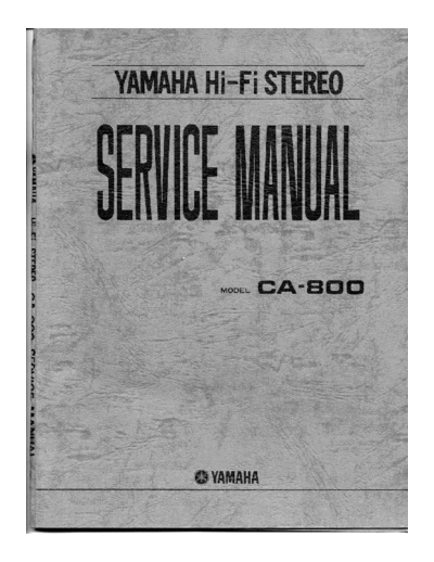 CA-800 Вторая Схема