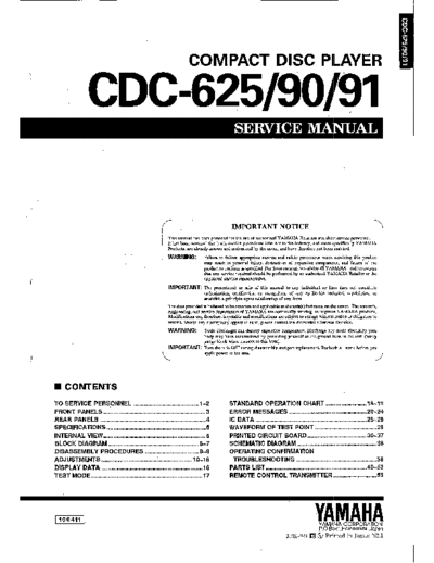 CDC-625 & 90 & 91
