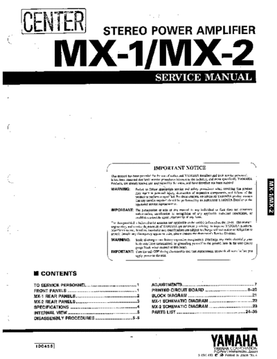 MX-1 & MX-2