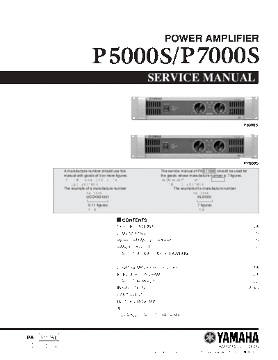 P-5000S & 7000S