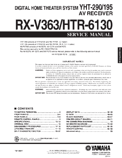 RX-V363 & HTR-6130