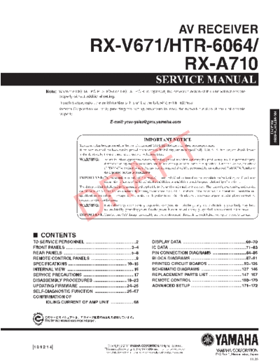 RX-V671 & HTR-6064