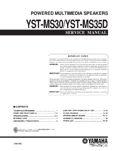 YST-MS30 & MS35D