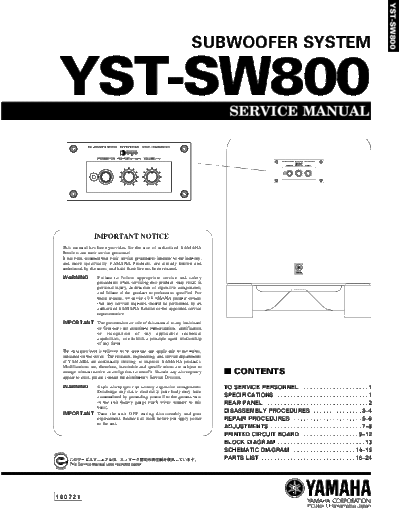 YST-SW800