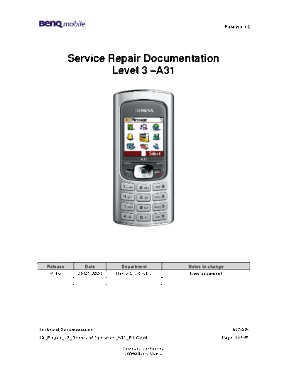 BENQ A31 2