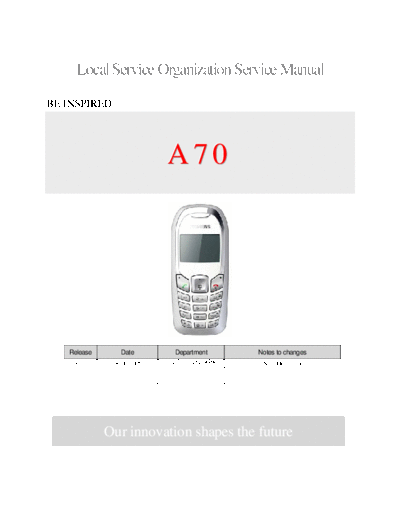 SIEMENS A70, A75 3