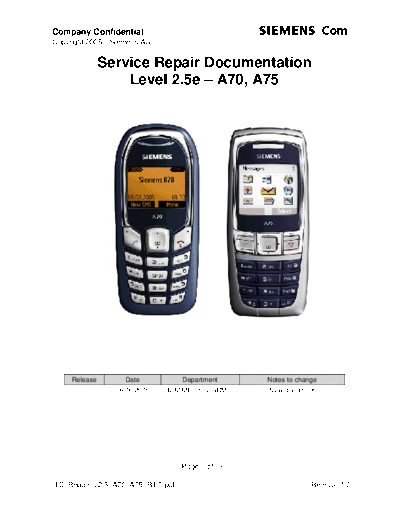 SIEMENS A70, A75 4
