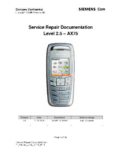 SIEMENS AX75 3