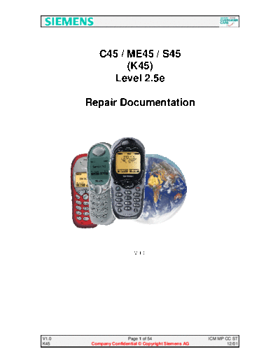 SIEMENS C45, ME45, S45