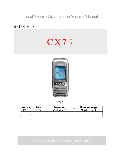 SIEMENS CX75, M75 2