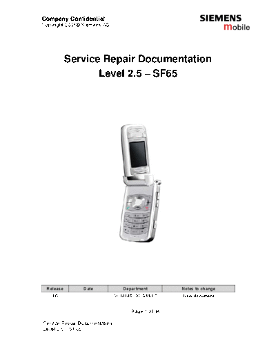 SIEMENS SF65