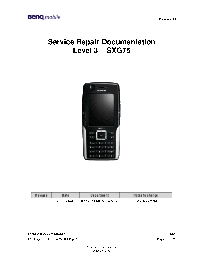 SIEMENS SXG75 3
