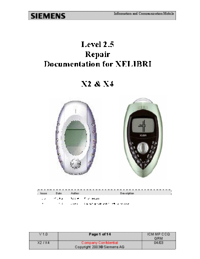 SIEMENS XELIBRI X2, X4