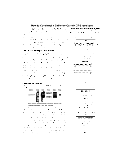 HOW TO CONSTRUCT CABLE GARMIN gpsinfo