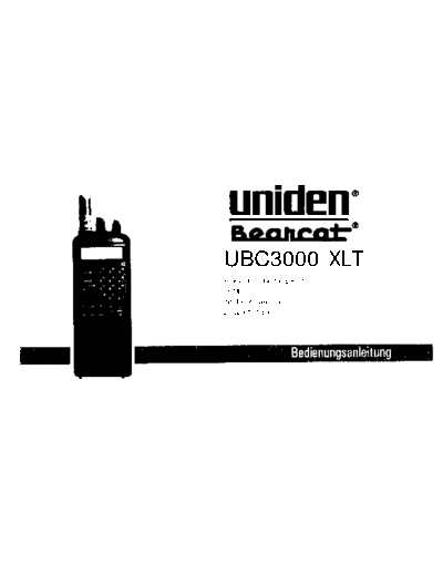 Uniden Bearcat UBC-3000 XLT