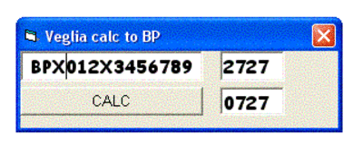 BP CODE CALCULATOR