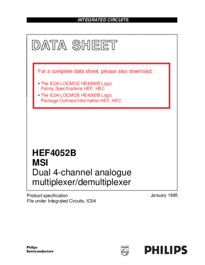 HEF4052BP