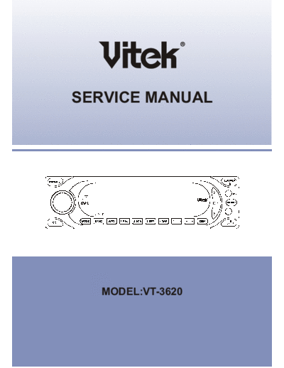 VT-3620 (CD7802-OIRT) SERVICE-MANUAL