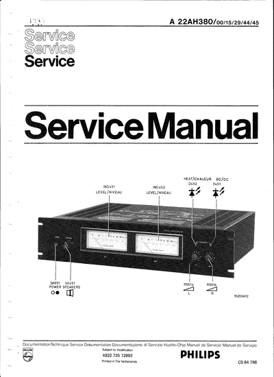 Philips sm 22AH3800001