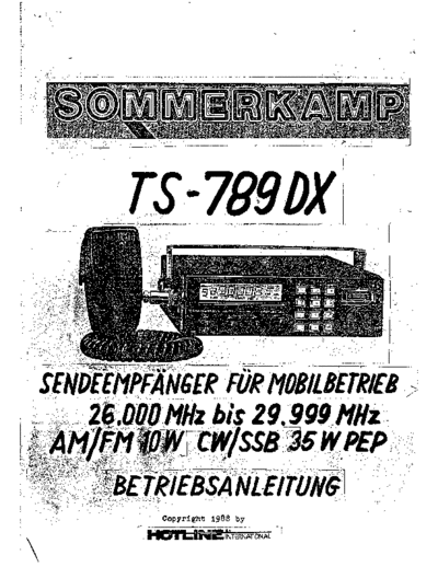Sommerkamp TS-789DX