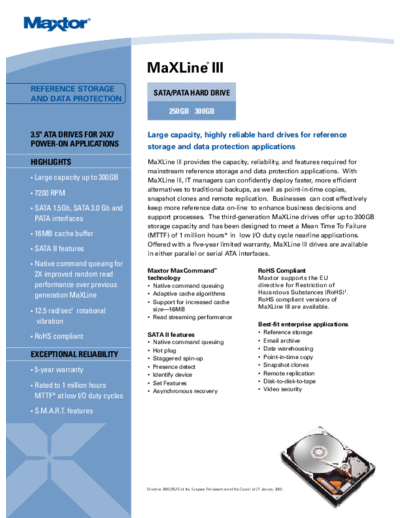 MaXLine III Data Sheet