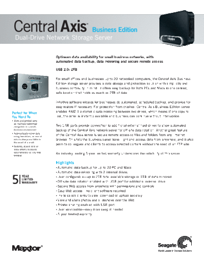 Maxtor Central Axis Business Edition