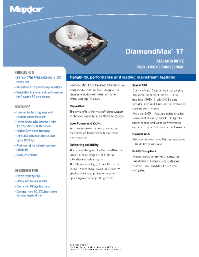 Maxtor DiamondMax 17 II