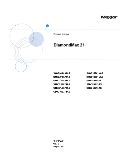 Maxtor DiamondMax 21
