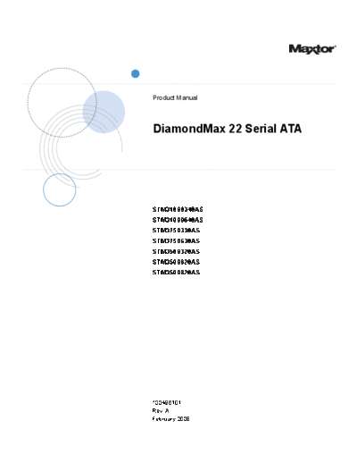 Maxtor DiamondMax 22 SATA II