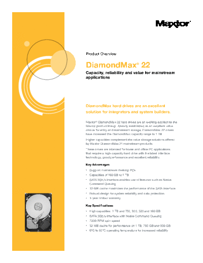 Maxtor DiamondMax 22