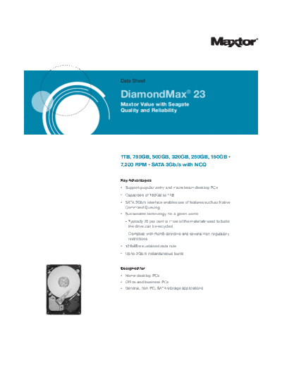 Maxtor DiamondMax 23 III