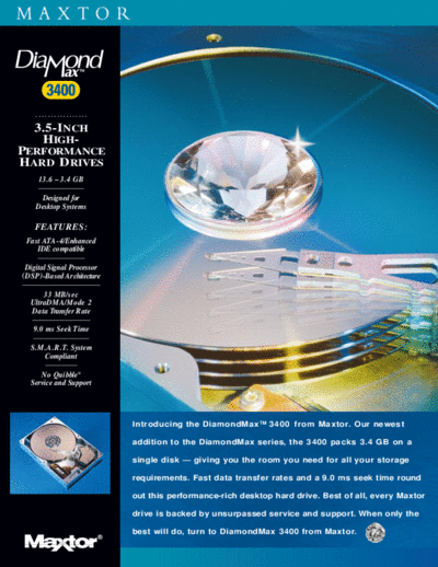 Maxtor DiamondMax 3400