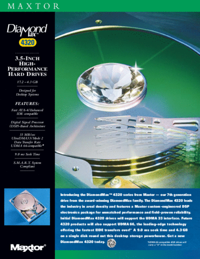 Maxtor diamondMax 4320
