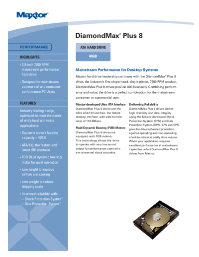 Maxtor DiamondMax Plus 8