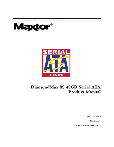 Maxtor DiamondMax Plus 8S SATA