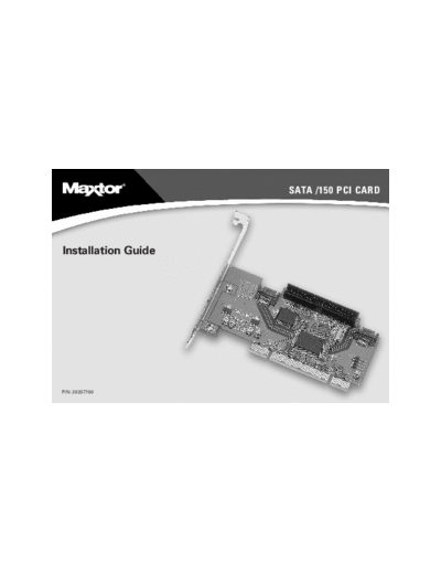Maxtor SATA І PCI Card