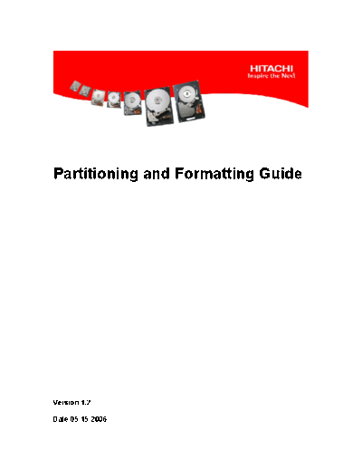Partitioning and Formatting Reference Guide v1.2