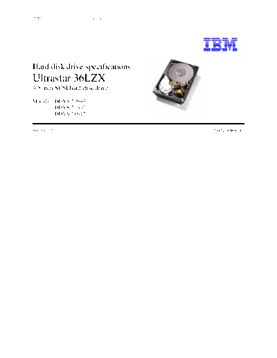 IBM Ultrastar 36LZX