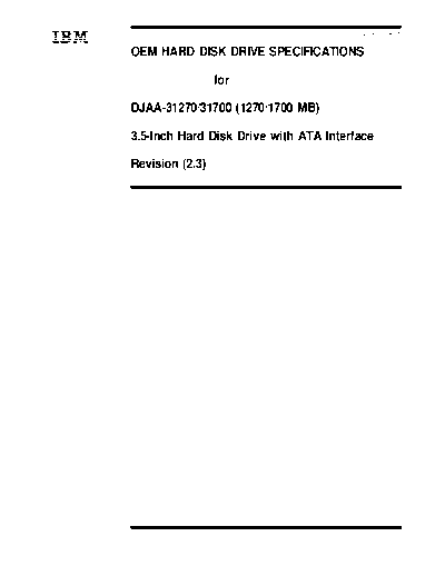 Deskstar (DJAA) OEM Specification v2.3