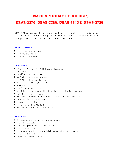 Deskstar (DSAS) Product Summary
