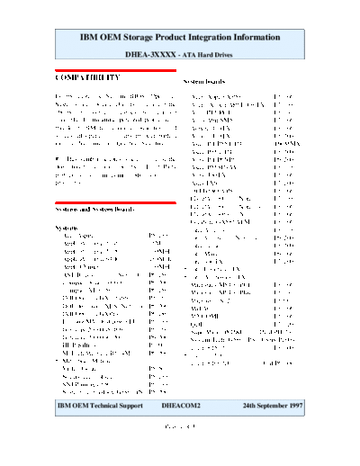 Deskstar 5 & 8 Compatibility Summary