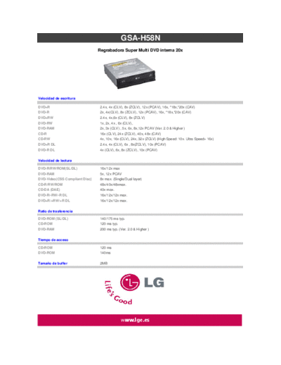 LG GSA-H58N