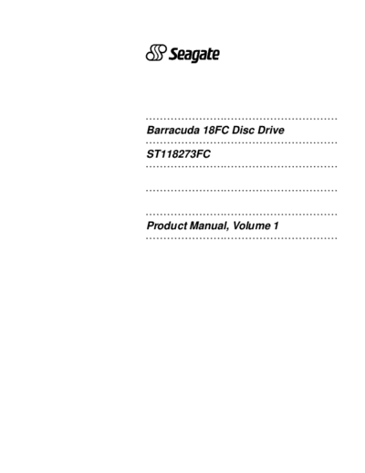 Seagate Barracuda 18FC II