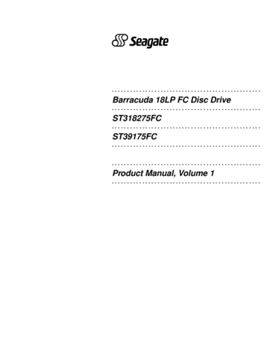 Seagate Barracuda 18LP FC II