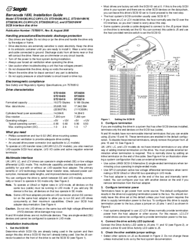 Seagate Barracuda 18XL