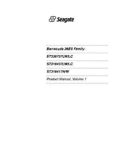 Seagate Barracuda 36ES I