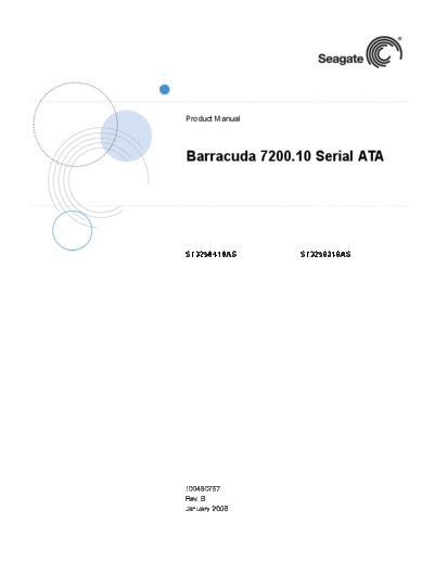 Seagate Barracuda 7200.10 SATA IV